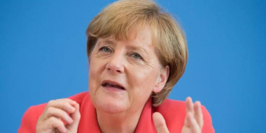 Als Angela Merkel am 31. August 2015 «Wir schaffen das» sagt, ist sie sich in keiner Weise bewusst, dass dies ihr bekanntester Satz werden wird. Foto: picture alliance / dpa