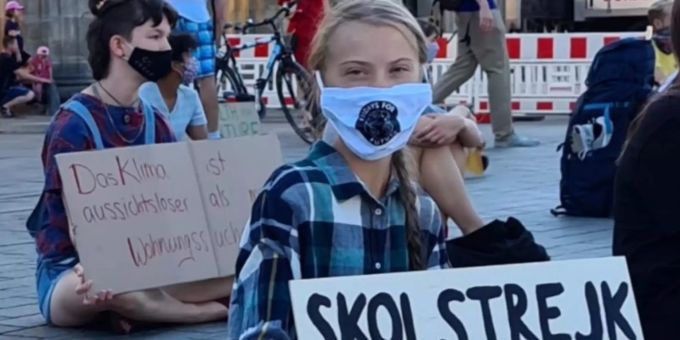 Für das Klima - Greta Thunberg demonstriert wieder in Berlin