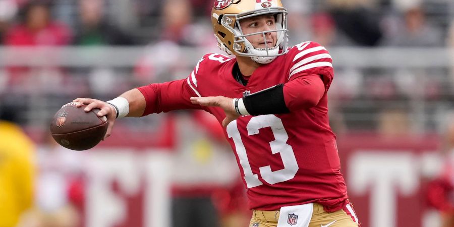 Überzeugt bei den San Francisco 49ers: Quarterback Brock Purdy.