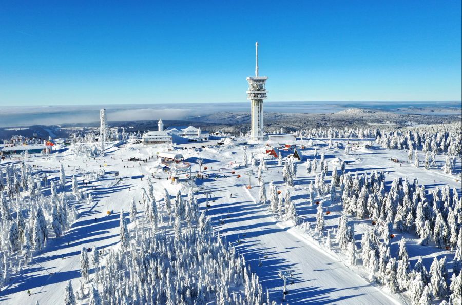 Klinovec Erzgebirge Ski Pisten