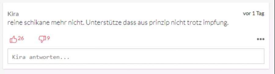 Selbst einige Geimpfte stören sich an der Zertifikatspflicht.