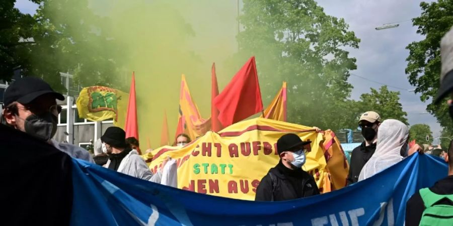 Demonstration für Mobilitätswende in München