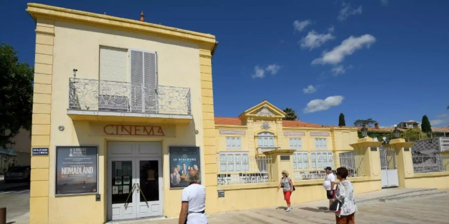 l'«Eden-Théâtre», reconnu comme le plus ancien cinéma au monde en activité par le Guinness Book, La Ciotat le 13 juillet 2021.