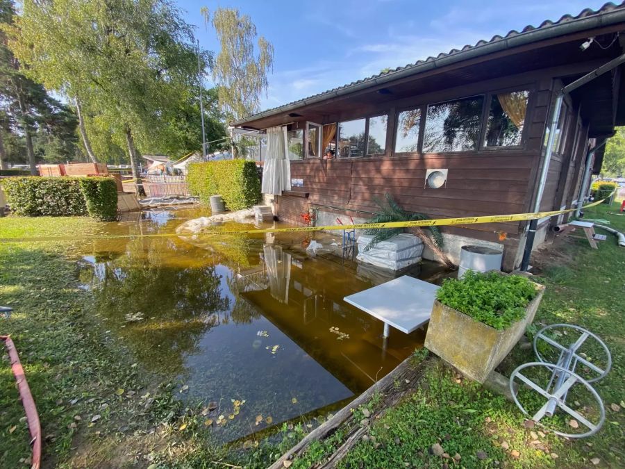 avenches plage seitlich hochwasser