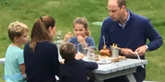 Herrlich normal! - William, Kate und die Kinder gönnen sich Burger