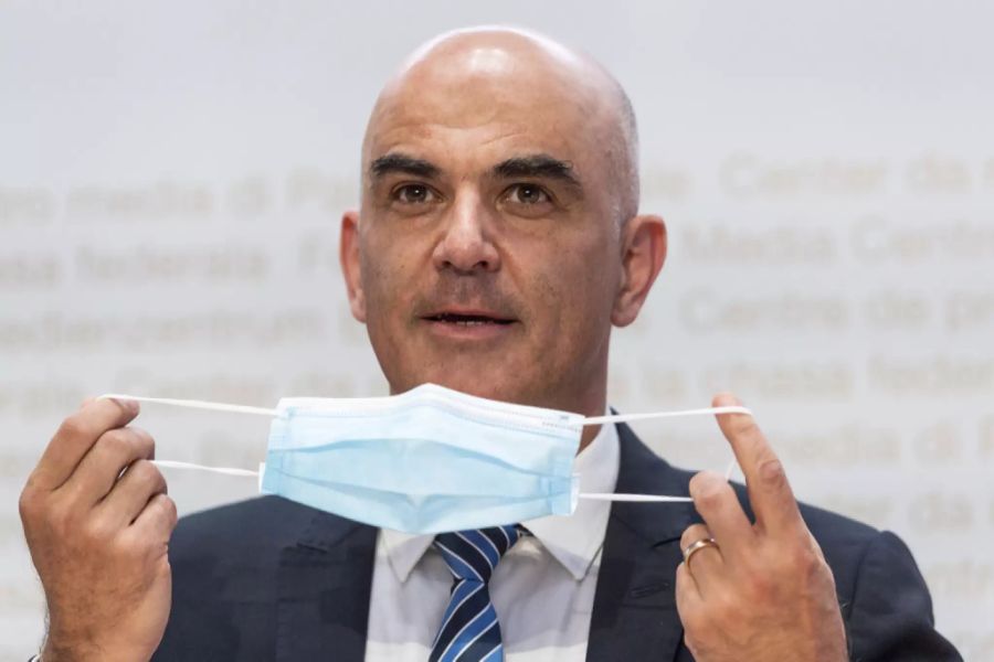 Alain Berset Maskenpflicht