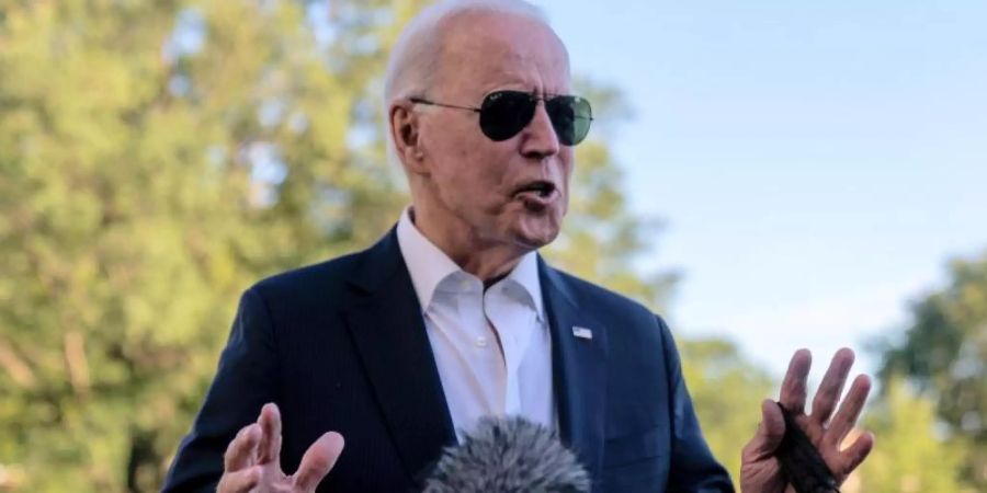US-Präsident Joe Biden versucht in Gesprächen und Verhandlungen, zwei zentrale Vorhaben seiner Amtszeit im Kongress durchzusetzen. Foto: Andrew Harnik/AP/dpa