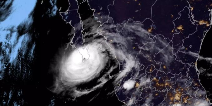 Hurrikan im Satellitenbild Hurrikan im Satellitenbild
