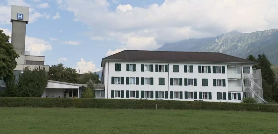 Blick auf die Psychiatriestation des Spitals Interlaken.