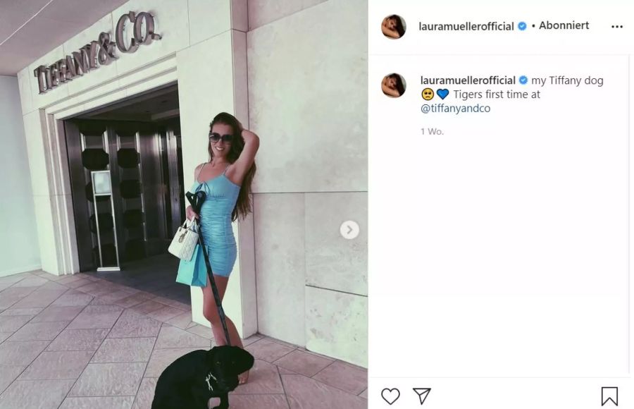 Laura Müller, die Gattin von Michael Wendler, protzt mit Luxus-Shopping.