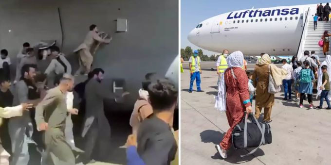 Auf den Evakuierungsflügen nach Deutschland befanden sich auch Kriminelle. Deutschland