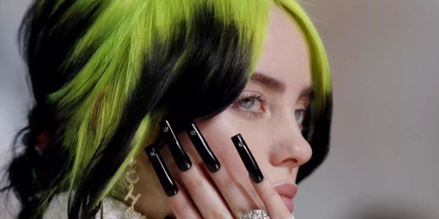 Sängerin Billie Eilish bei der Oscarverleihung 2020. Foto: John Locher/AP/dpa