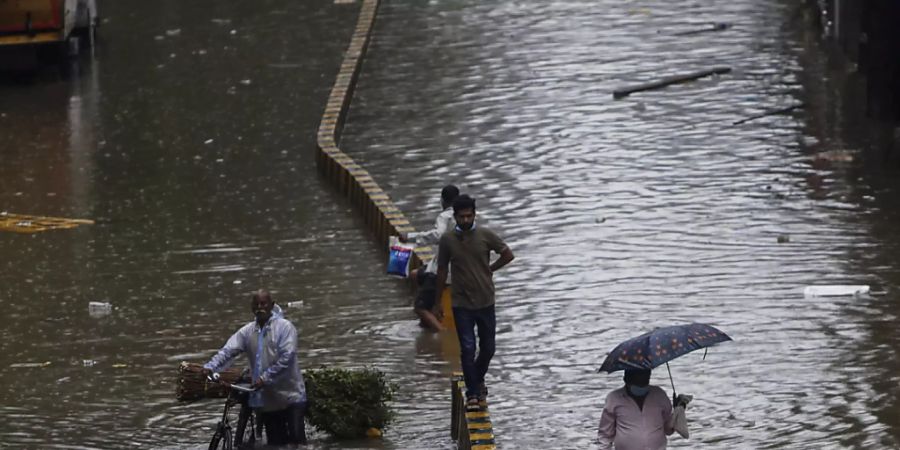 Indien Monsun Erdrutsch