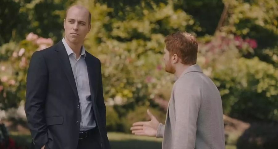 Prinz William und Harry streiten sich im neuen Film.