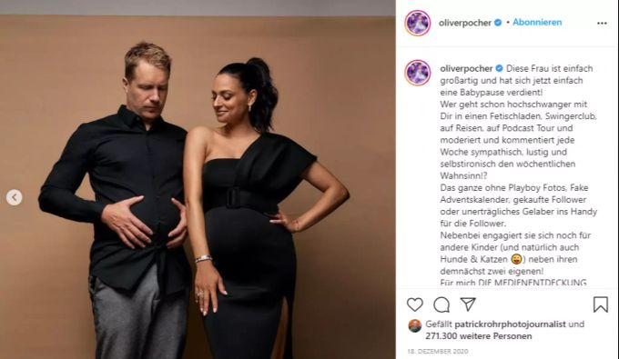 Oliver Pocher und seine Ehefrau Amira. Oliver Pocher