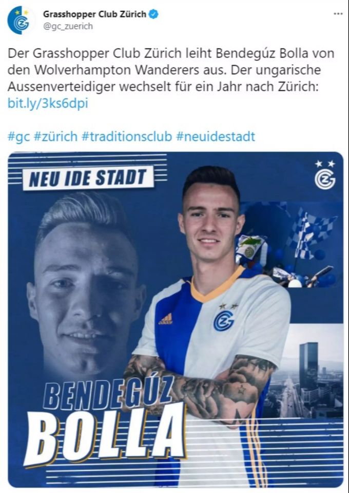 GC holt den Ungarn Bendgúz Bolla. GC