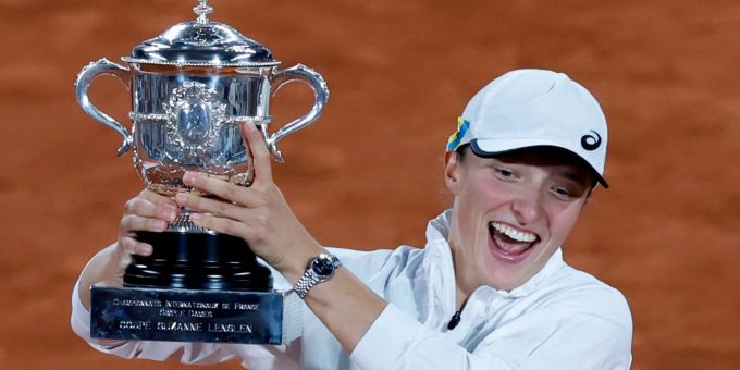 Die Polin Iga Swiatek hat den Damen-Wettbewerb bei den French Open in Paris gewonnen. Iga Swiatek