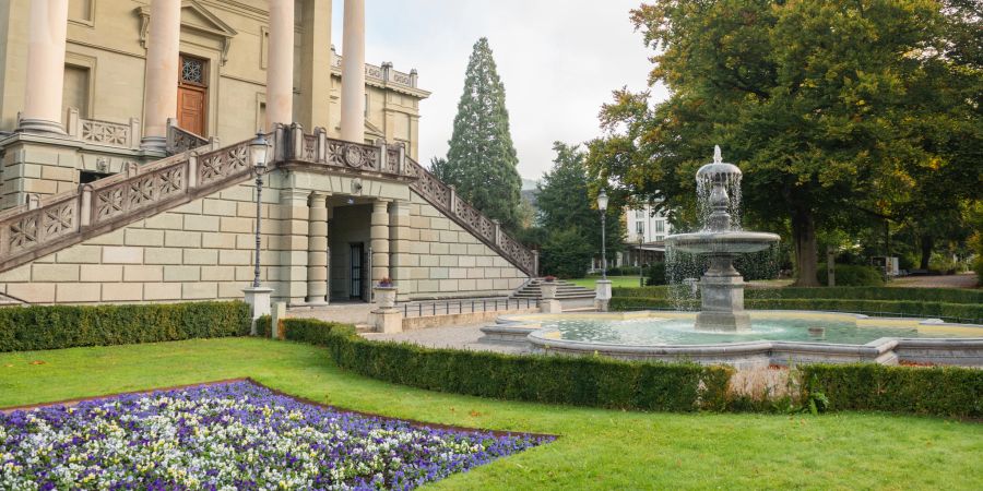 Der Brunnen beim Stadthaus Winterthur.