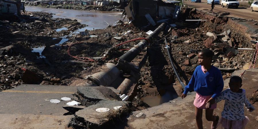 Die Küstenprovinz KwaZulu-Natal kämpft mit den Folgen der Unwetter-Katastrophe.