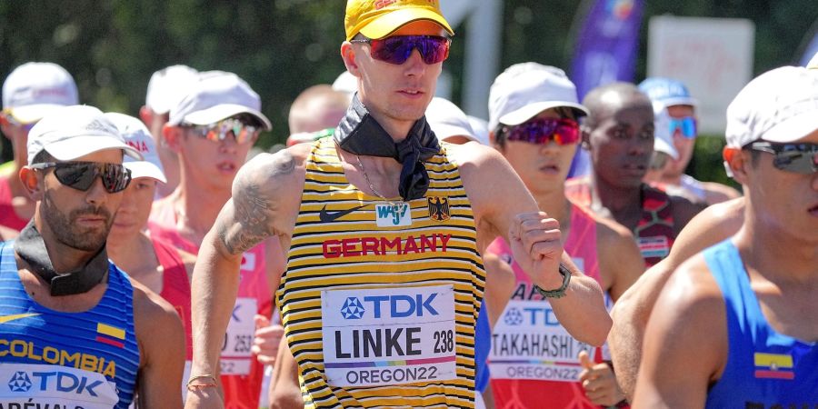 Musste beim Finale über 20 Kilometer Gehen aussteigen: Christopher Linke.