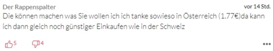 Andere gehen den Schweizer Benzinpreisen aus dem Weg, indem sie im Ausland tanken.