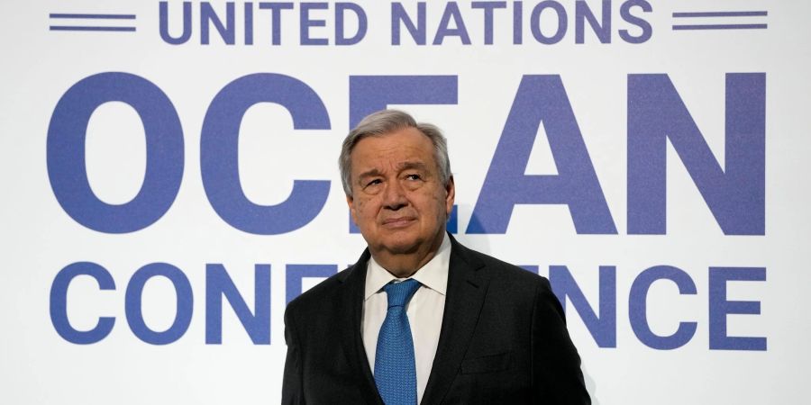 «Wir müssen viel mehr tun, wir alle»: UN-Generalsekretär António Guterres in Lissabon.