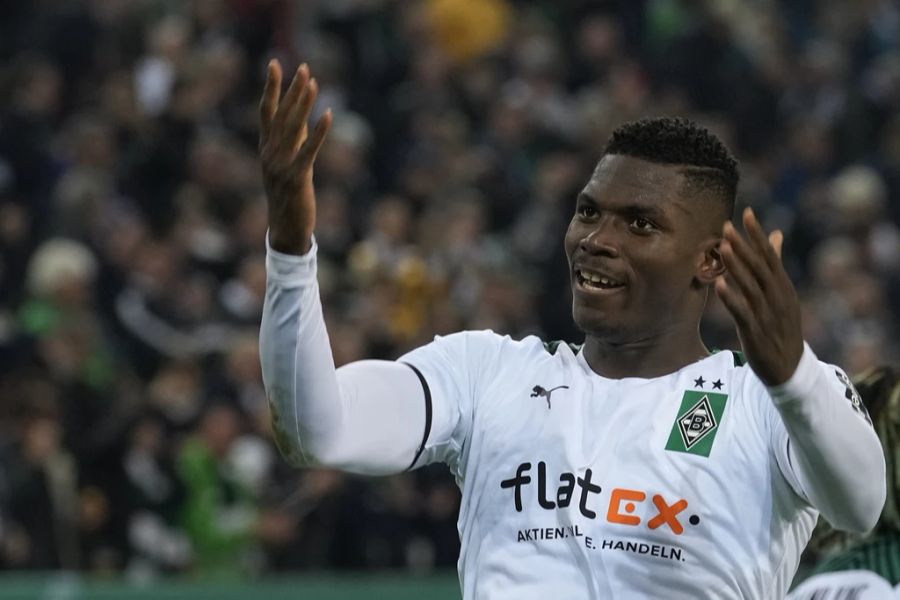 Breel Embolo absolviert in der Bundesliga im Schnitt die wenigsten Kilometer.