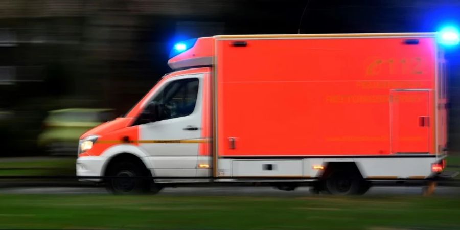 Rettungswagen im Einsatz