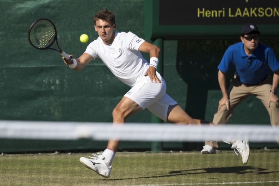 Zum zweiten Mal im Wimbledon-Hauptfeld steht Henri Laaksonen (30).