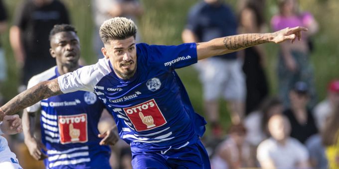 Stürmer Joaquin Ardaiz steht vor dem Pflichtspieldebüt beim FC Luzern. Die Innerschweizer spielen am Samstag gegen den FC Zürich. FC Luzern FC Zürich