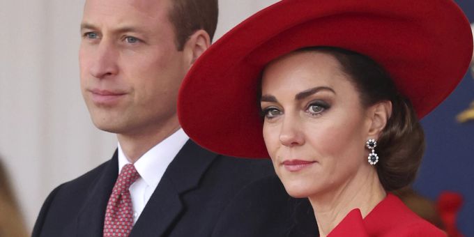Prinz William und Prinzessin Kate. Britain Princess of Wales