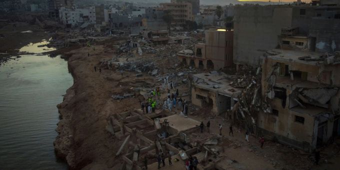 In Libyen sprechen internationale Helfer von einer «katastrophalen humanitären Lage» im Land. In Libyen sprechen internationale Helfer von einer «katastrophalen humanitären Lage» im Land.