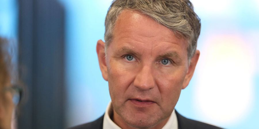 Der Thüringer AfD-Fraktionsvorsitzende Björn Höcke - nach eigener Aussage wure seine Immunität bereits zum siebten Mal aufgehoben.