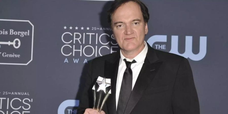 Quentin Tarantino wurde bei den «Critics' Choice Awards» für das beste Drehbuch ausgezeichnet. Foto: Richard Shotwell/Invision/AP/dpa