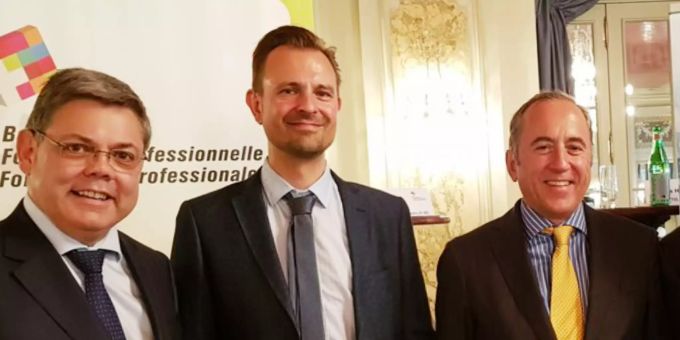 ICT Switzerland: Verwaltungsratspräsident und SVP-Nationalrat Franz Grüter (l.) und Geschäftsführer Andreas Kaelin. ict