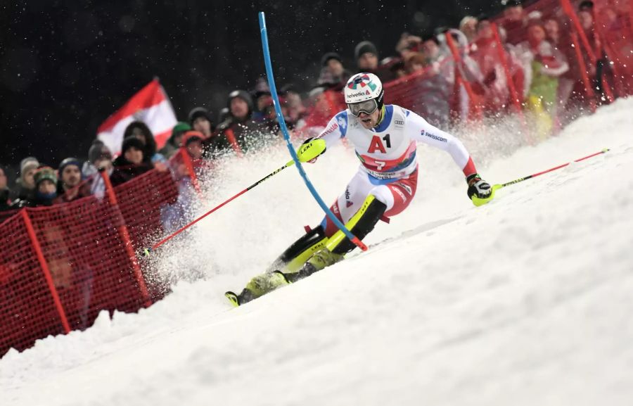 Daniel Yule belegt in Schladming den dritten Rang.