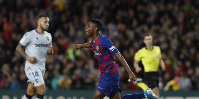 Sieg gegen Levante - Supertalent Ansu trifft doppelt für Barcelona