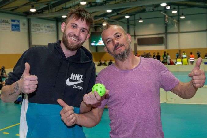 Daniel Forte (l) und Antonio Rocha (r) sind begeisterte Fans.