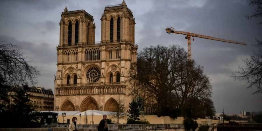 Die Pariser Kathedrale Notre-Dame in der Corona-Krise