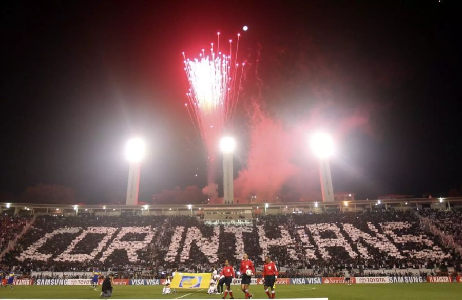 Normalerweise werden in diesem Stadion wahre Fussballfeste gefeiert.