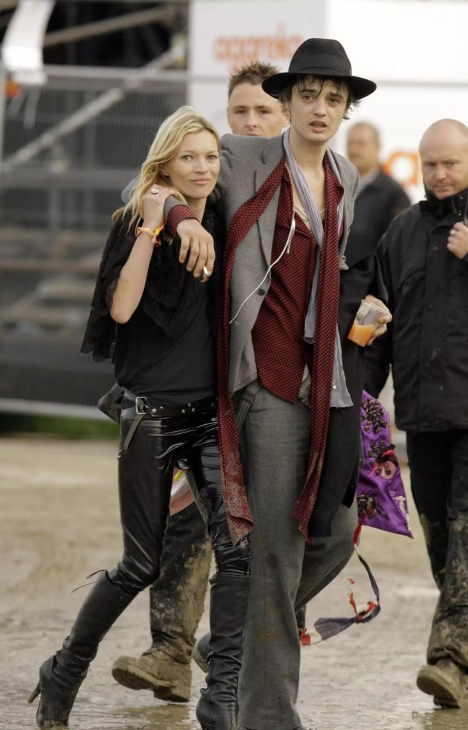Da waren sie noch ein Paar: Pete Doherty und Supermodel Kate Moss 2007. pete doherty