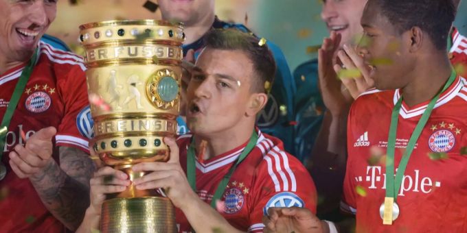 Xherdan Shaqiri durfte mit Bayern viele Erfolge feiern. Xherdan Shaqiri