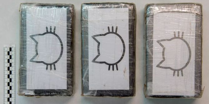 Rund drei Kilo Kokain wurden sichergestellt