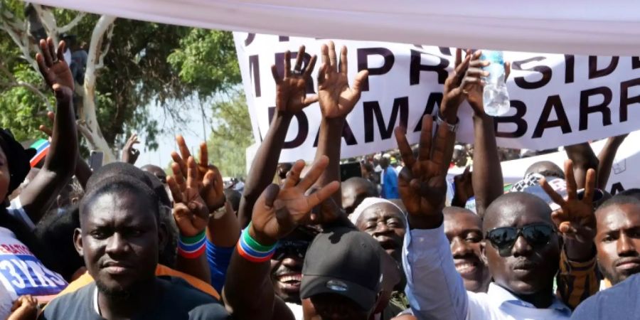 Regierungskritische Demonstration in Banjul