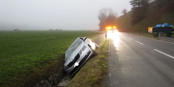 Selbstunfall in Mollis