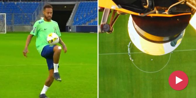 Neymar Brasilien Ball Weltrekord