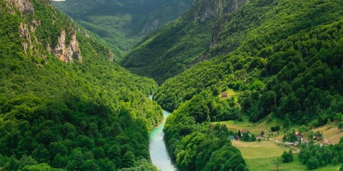 Schlucht in Montenegro