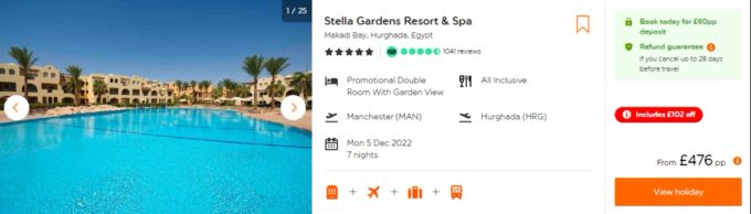 EasyJet bietet ein All-inclusive-Aufenthalt in Ägypten an. Plätze hat es bereits keine mehr. easyjet