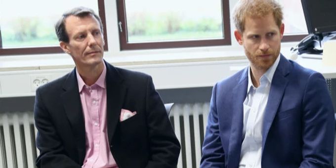Prinz Joachim und Prinz Harry bei einem gemeinsamen Auftritt 2017. prinz harry