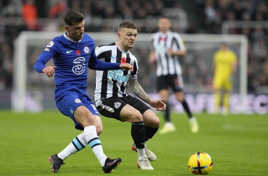 Rechter Verteidiger: Kieran Trippier (r.) von Newcastle United.